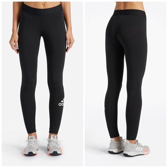 Adidas Badge of Sport Leggings in Black Size S - Picture 1 of 8
